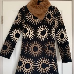 DESIGUAL  Coat with Fur Collar